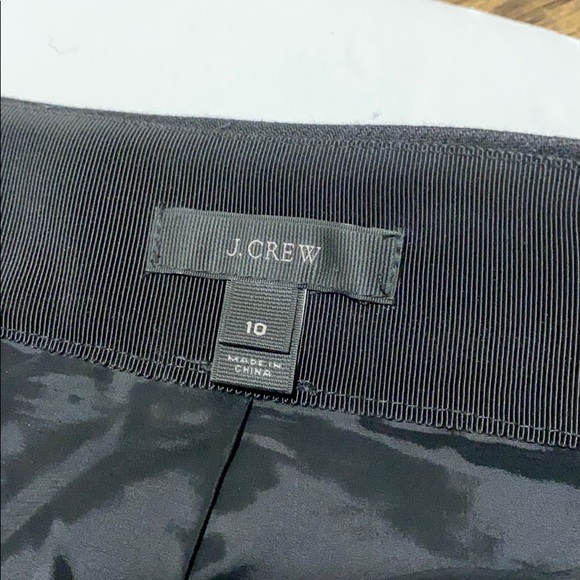 J. Crew Midnight Tweed Pencil Skirt Size 10 - Picture 4 of 8